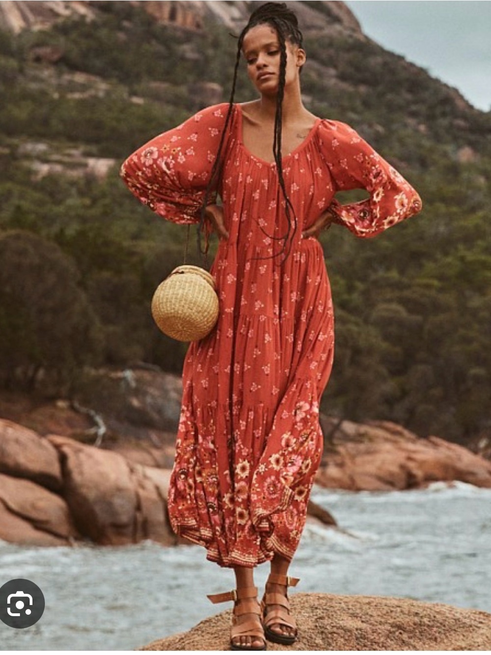 Spell Joni Maxi Dress - Lightweight Long Sleeve
